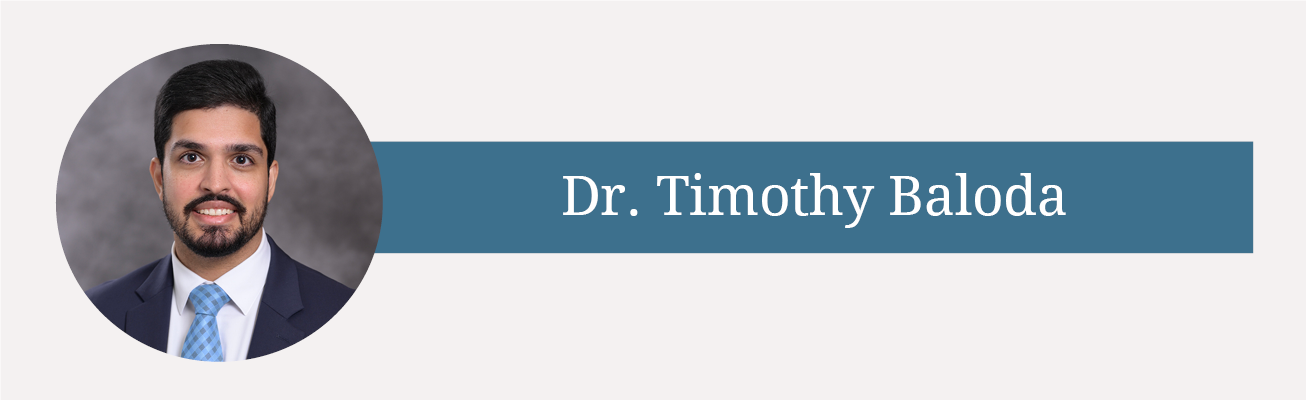 White Plains Hospital Welcomes Urologist Dr. Timothy Baloda